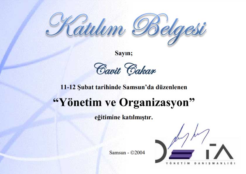 Yönetim ve Organizasyon